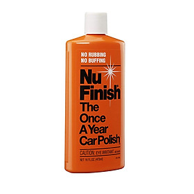 Dung dịch lau bóng và bảo vệ sơn xe Nu Finish Car Polish NF-76, 473ml