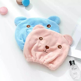 Mũ tắm gấu nỉ bông