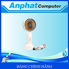 Quạt cầm tay Pisen Meatball Handheld Fan (Trắng) 1200mA/4.4Wh F828 -  Hàng Chính Hãng