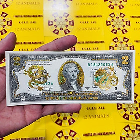 Mua Tờ 2 Đô  2 USD In Hình CON RỒNG Mạ Vàng 3D Kỷ Niệm Làm Quà Tặng  Sưu Tầm  Trang Trí - PASACOLLECTION