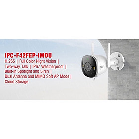 Mua Camera Wifi 4MP IPC-F42FEP-IMOU tích hợp đèn Spotlight  còi báo động - Hàng chính hãng