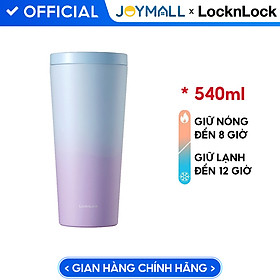 Mua Bình giữ nhiệt LocknLock New Clip Tumbler màu tím LHC4279VOL 540ml  Hàng chính hãng  có 2 nắp thay thế - JoyMall
