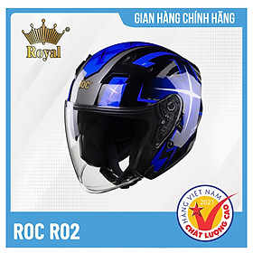 Mũ bảo hiểm 3/4 roc r02 thời trang, cá tính