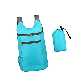 Outdoor Daypack Folding Shoulder Bag Rucksack for Walking Camping Trekking