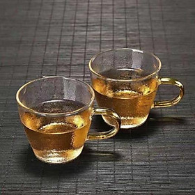 Bình Trà Thủy Tinh 600ml, Ly Thủy Tinh 100ml