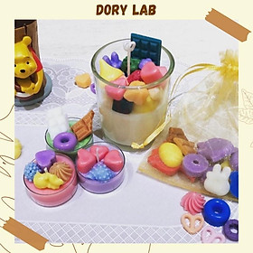 Nến Thơm Handmade Topping Ngũ Sắc Cute - Dory Lab