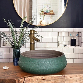 Mua Chậu sứ mỹ thuật - Lavabo sứ đặt bàn mỹ thuật