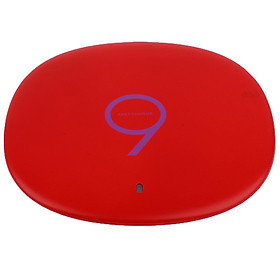 Fast  Wireless Charger Charging Pad For  S8 S7  6 7 8 X Red