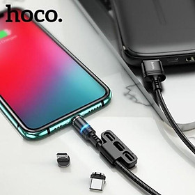 Mua Cáp sạc nam châm 2A Hoco DU03 thay đổi 3 đầu - HÀNG CHÍNH HÃNG