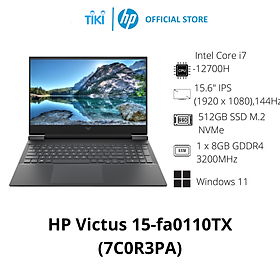 Mua Laptop HP Victus 15-fa0110TX (7C0R3PA) (i7-12700H | 8GB | 512GB | GeForce RTX 3050 4GB | 15.6  FHD 144Hz | Win 11) - Hàng Chính Hãng