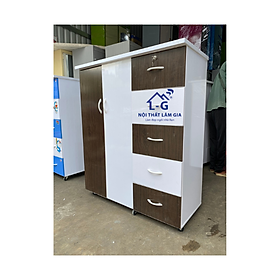 Tủ quần áo nhựa đài loan 2 cánh 5 ngăn _TN25-01
