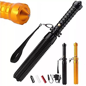 Đèn pin kéo dài 46.5 cm siêu sáng đèn pin tư vê tặng pin và củ sạc