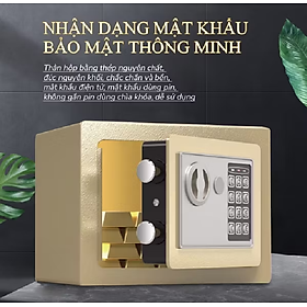 Két sắt mini khóa điện tử 