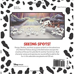 Hình ảnh 101 Dalmatians Read-Along Storybook And CD