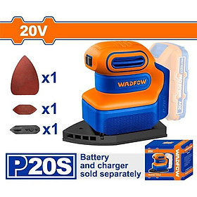 Mua MÁY CHÀ NHÁM CỌ/TAM GIÁC DÙNG PIN 20V (KHÔNG KÈM PIN SẠC) WADFOW WRAP5020 - HÀNG CHÍNH HÃNG