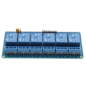 5V 6-Channel Relay Module With Optocoupler Insulation