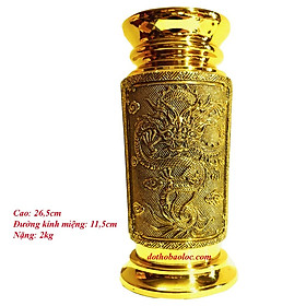 Mua Ống đựng nhang bằng đồng dài 26 5cm  nặng 2kg