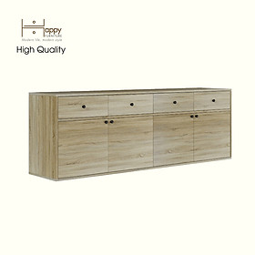 Mua HAPPY FURNITURE   ZACY - Kệ TV 4 cửa mở 4 ngăn kéo  KTV_061   180cm x 40cm x 62cm DxRxC  Sản phẩm phổ thông