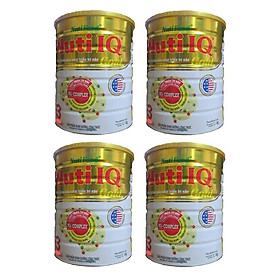 Bộ 4 Lon Sữa Bột Nutifood Nuti IQ Gold Step 3 (Từ 1 - 2 tuổi) - 1.5kg