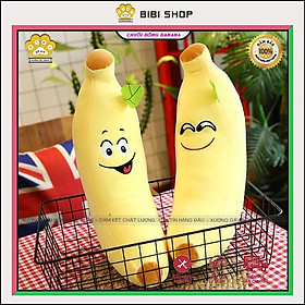 Mua Gấu bông Gối Ôm Quả Chuối banana siêu dễ thương - Gấu bông dễ thương BiBi