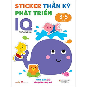 Sticker Thần Kỳ Phát Triển IQ Thông Minh 3-5 Tuổi