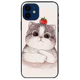 Ốp lưng dành cho iphone 12 mini - iphone 12 - iphone 12 pro - 12 pro max - mẫu mèo và cà đỏ