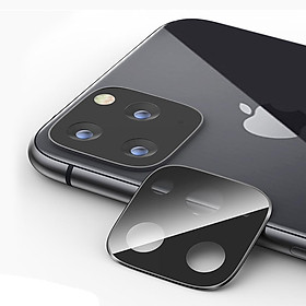 Đen - Bộ miếng dán kính cường lực & khung viền bảo vệ Camera cho iPhone 11 Pro / 11 Pro Max hiệu Coteetci (độ cứng 9H, chống trầy, chống chụi & vân tay, bảo vệ toàn diện) - Hàng nhập khẩu