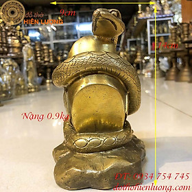 Mua Tượng Rắn Phong Thủy-Rắn Cuốn Thỏi Vàng