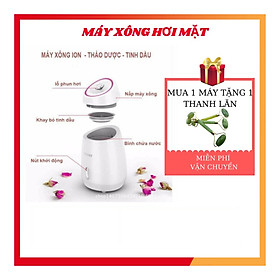 Máy xông hơi ️mặt hoa quả,tinh dầu , thảo dược Maoer 2 in 1 ( Tặng kèm Thanh lăn)
