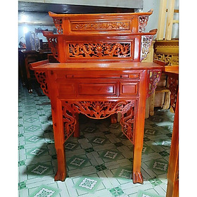 Mua Bàn thờ 3 tầng gỗ muồng 1M07 - Ngang 1m27 x cao 1m54 x sâu 1m07cm