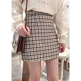 12 kiểu chân váy caro dài qua gối phong cách sành điệu