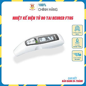 Nhiệt Kế Điện Tử, Nhiệt Kế Đo Tai Beurer FT65 - Phù Hợp Gia Đình Có Trẻ Sơ Sinh, 5 Nút Thông Minh