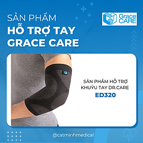 Đai Bảo Vệ Khuỷu Tay Grace Care ED320 – Đan 3D Đàn Hồi, Giảm Đau, Hỗ Trợ Vận Động