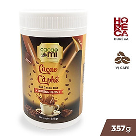 Bột cacao thuần chay đậm đà ca cao nguyên chất mix 4 vị cà phê, sữa dừa, socola - Thức uống hỗ trợ tim mạch, trí nhớ