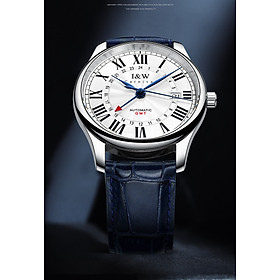 Đồng hồ nam chính hãng I&W Carnival 691G-D1 hàng mới fullbox ,Kính chống xước ,Chống nước 30m ,Bh 24 tháng,Máy cơ(Automatic),dây da xịn