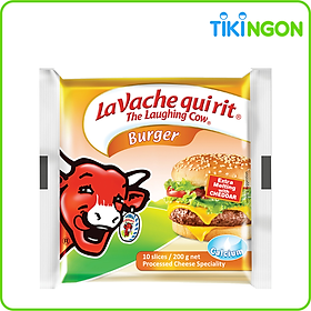 Mua Phô Mai Lát Con Bò Cười Burger Gói 200G