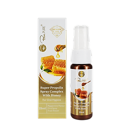 0131373 BLUE PURE Chai Xịt Keo Ong Giúp Giảm Tình Trạng Đau Rát Cổ Họng