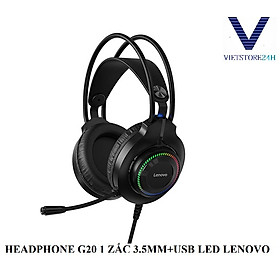 Mua HEADPHONE G20 3.5MM + USB - hàng chính hãng