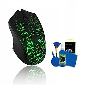 Mua Combo Chuột Chuyên Game Bosston D608 + Tặng Kèm Bộ Vệ Sinh 4 Món - HÀNG CHÍNH HÃNG