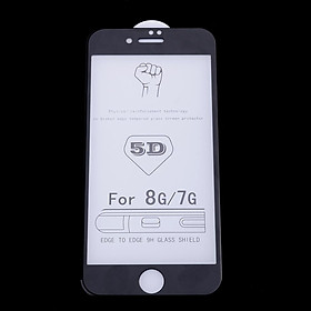 5D Curved 9H Tempered Glass Screen Protector Film Guard Case Friendly For iPhone 7 8