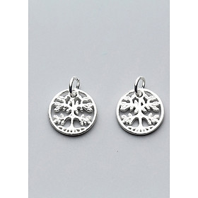 Charm bạc cây trí tuệ treo #2 - Ngọc Quý Gemstones