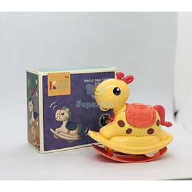 Đồ Chơi Con Ngựa 2 in 1 Bập Bênh Và Chạy Cho Bé Phát Triển Năng Động