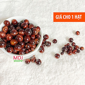 Mua Hạt Lẻ Đá Mắt Hổ Nâu Đỏ MDJ Cỡ hạt 6 8 10 12 mm Phụ Kiện Làm Vòng Tay Phong Thủy Mệnh Hỏa và Thổ  Trang Sức Handmade