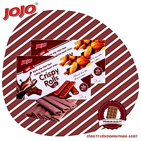 COMBO 6: 5 GÓI BÁNH XỐP ỐNG JOJO NHÂN SÔCÔLA HẠNH NHÂN 150G + 5 GÓI BÁNH XỐP ỐNG JOJO NHÂN BLUEBERRY 150G