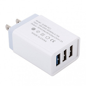 Củ Sạc Nhanh 3 cổng USB 5V-3A,2A,1.5A Siêu Nhanh