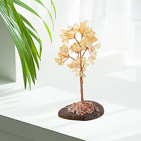 Natural Crystal Tree Feng Shui Bonsai Lucky Tree for Positive Energy Wealth Spiritual Gift