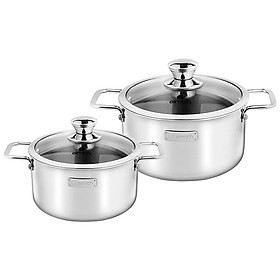 Mua Bộ nồi inox dập nguyên khối Elmich Trimax Classic EL-2108OL Size 18  20cm