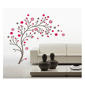 Decal nhánh hoa hồng PK190