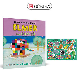 Elmer và cơn lũ (Song ngữ Anh-Việt) - Tặng 1 sticker đồng bộ