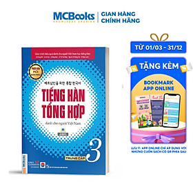 Tiếng Hàn Tổng Hợp Trung Cấp 3 (Phiên Bản Mới - In Màu)